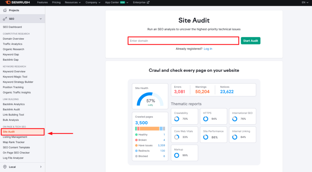 Аудит поточного контенту сайту 