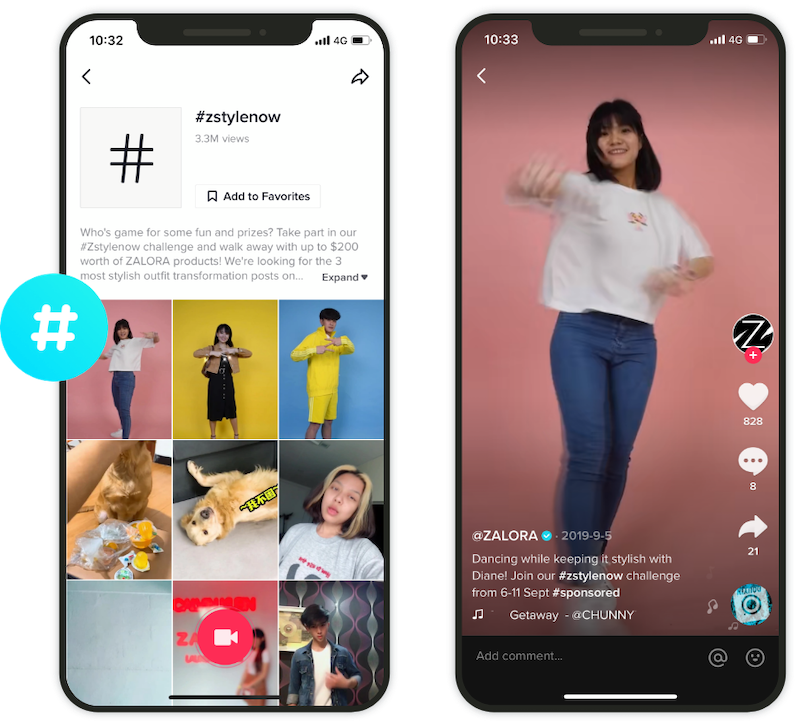 Приклад Branded Hashtag Challenge