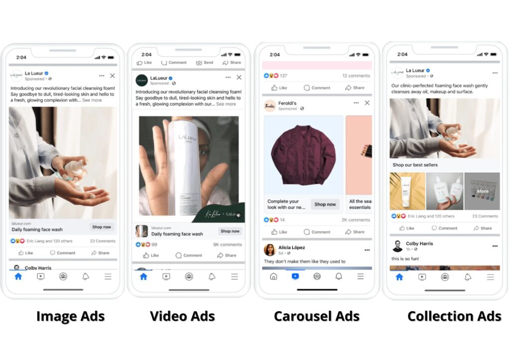 Рекламні формати, розміщення та охоплення